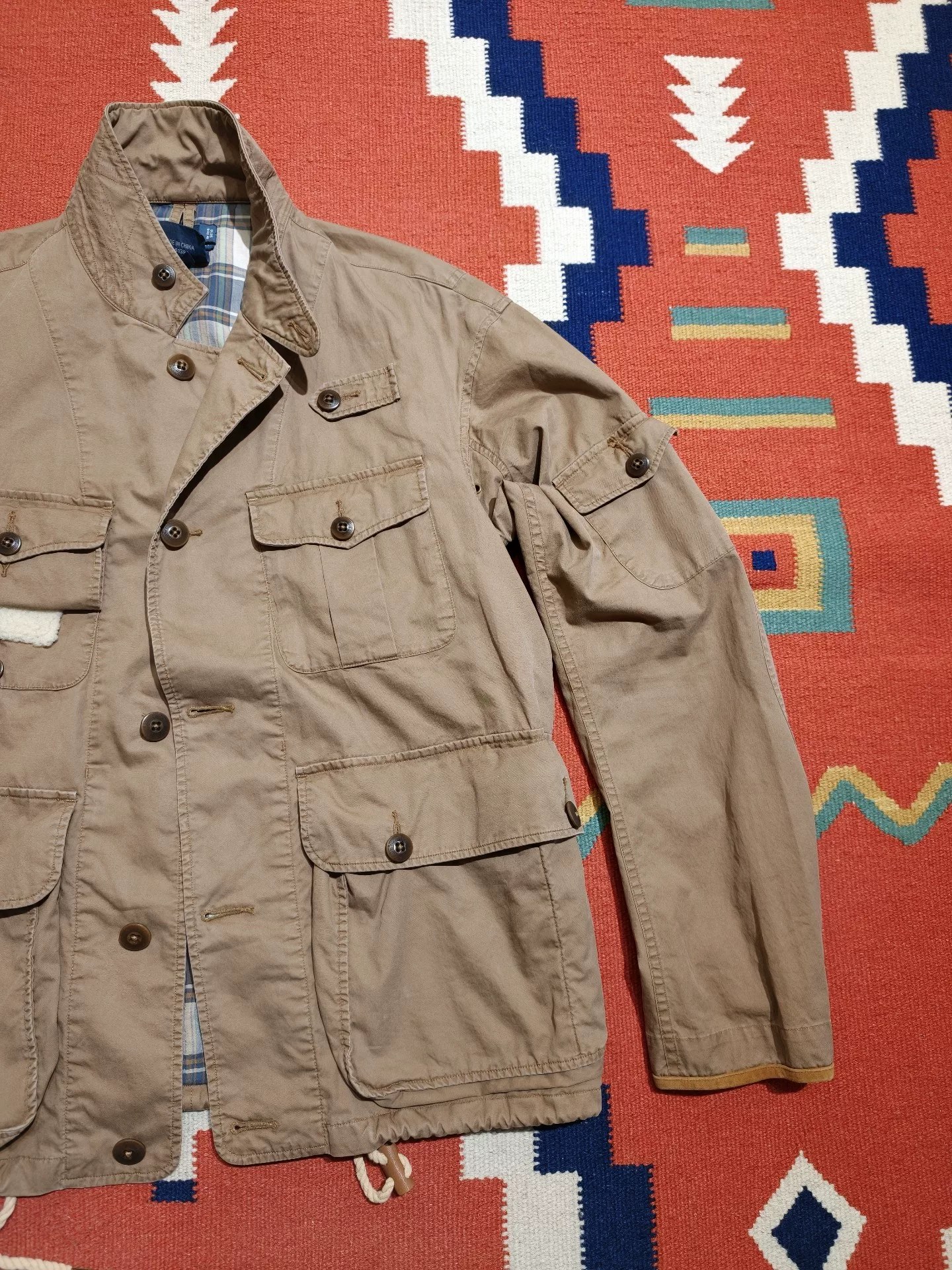 Polo Ralph Lauren Tan Utility Jacket — front