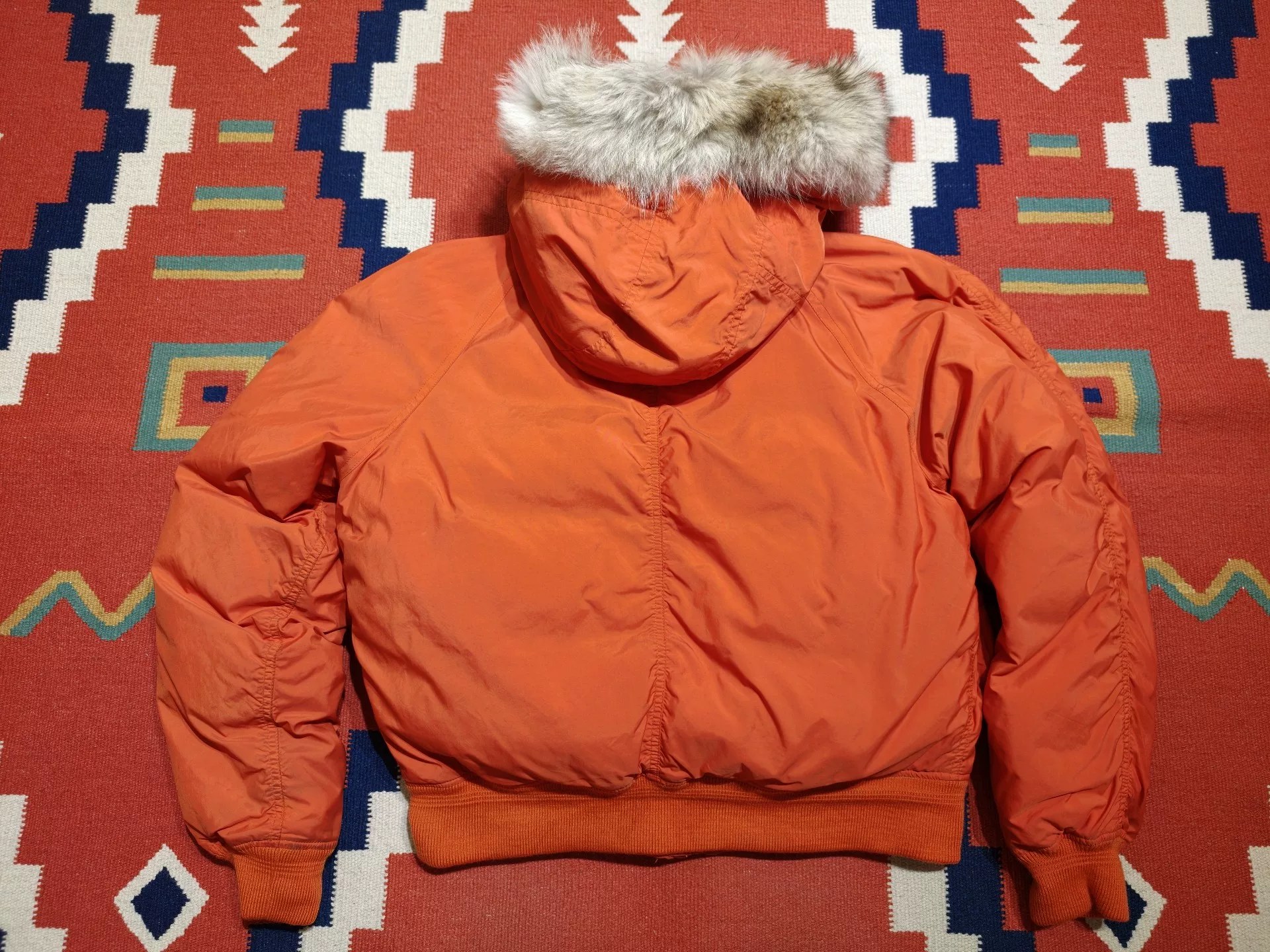 Vintage Polo Ralph Lauren Orange Jacket — detail