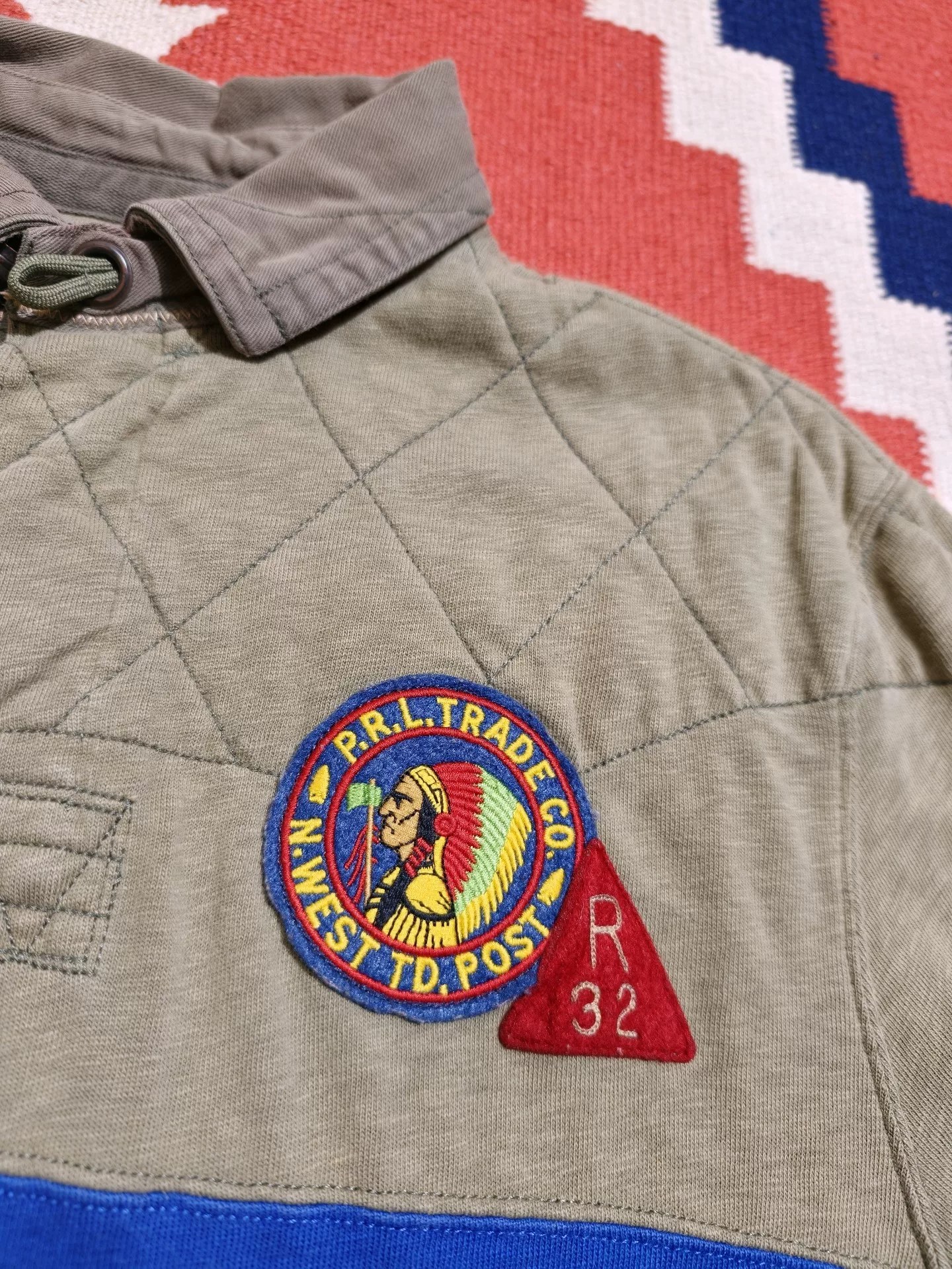 RRL Ralph Lauren Rugby Long-Sleeve Polo — front