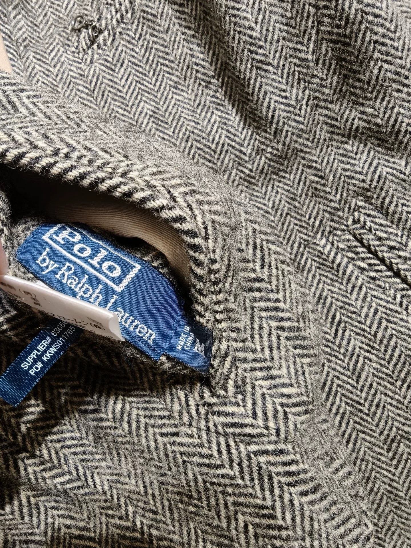 Polo Ralph Lauren Herringbone Wool Jacket — label