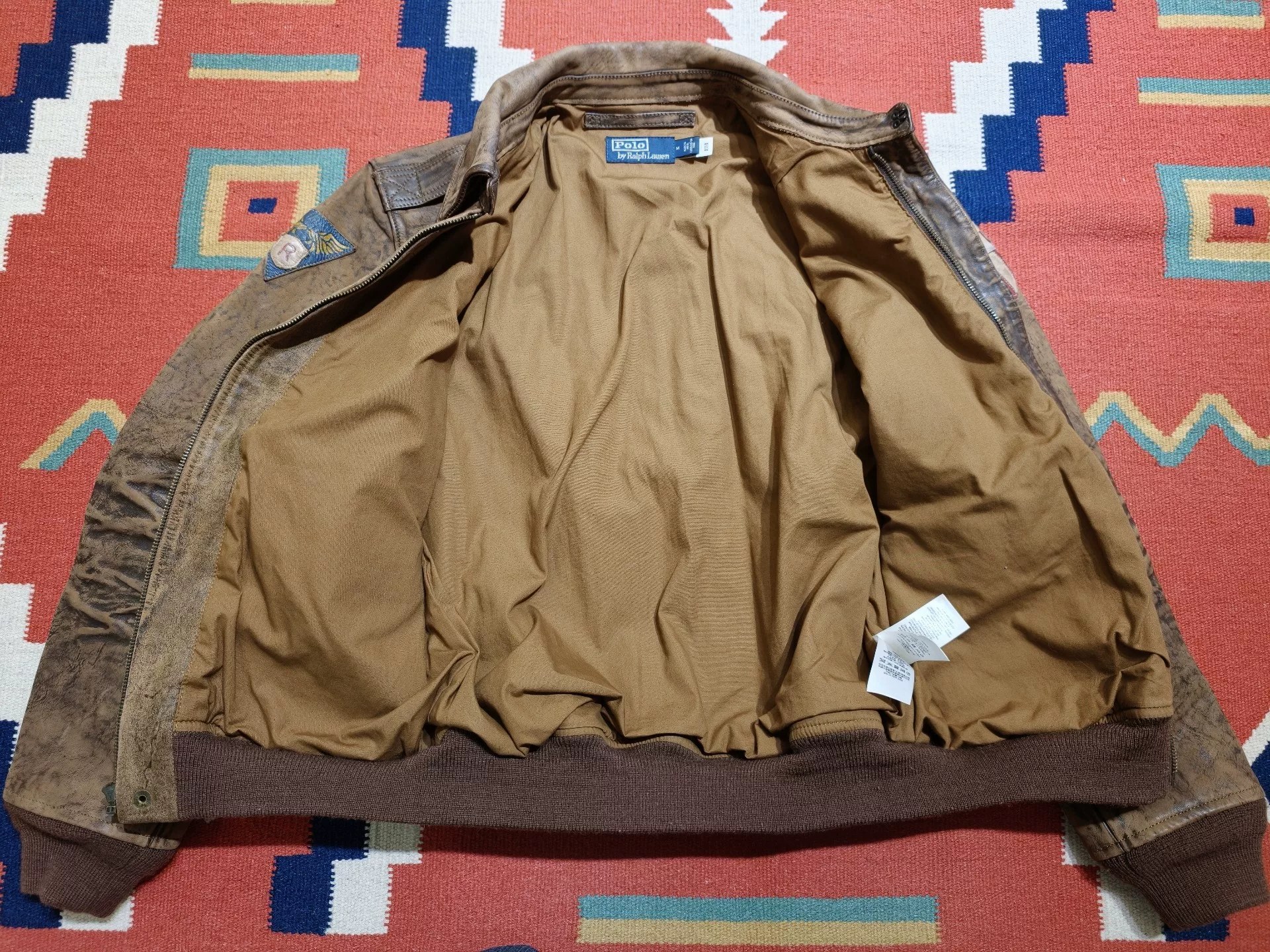 Polo Ralph Lauren A2 Pilot Leather Jacket — back