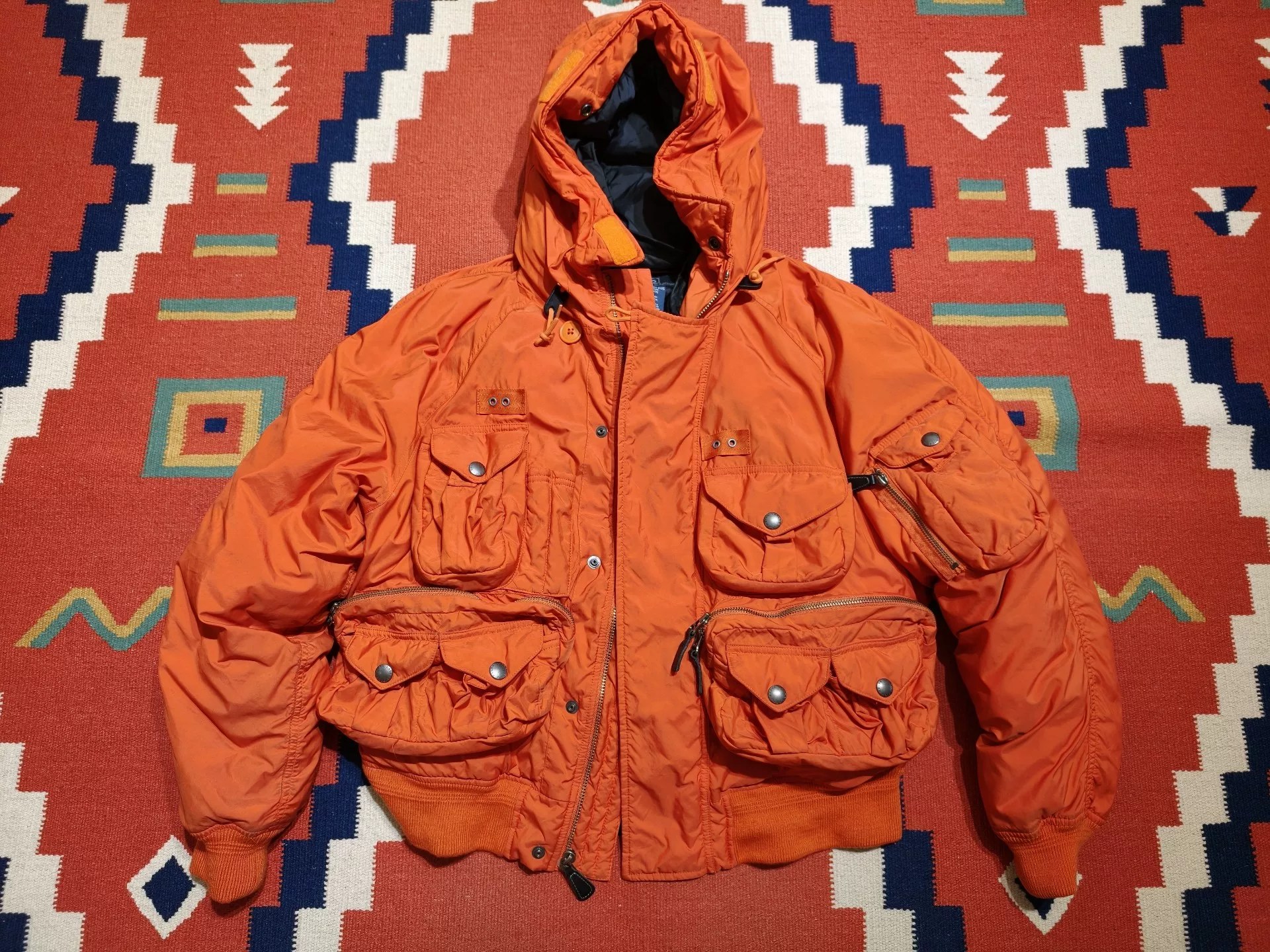 Vintage Polo Ralph Lauren Orange Jacket — front