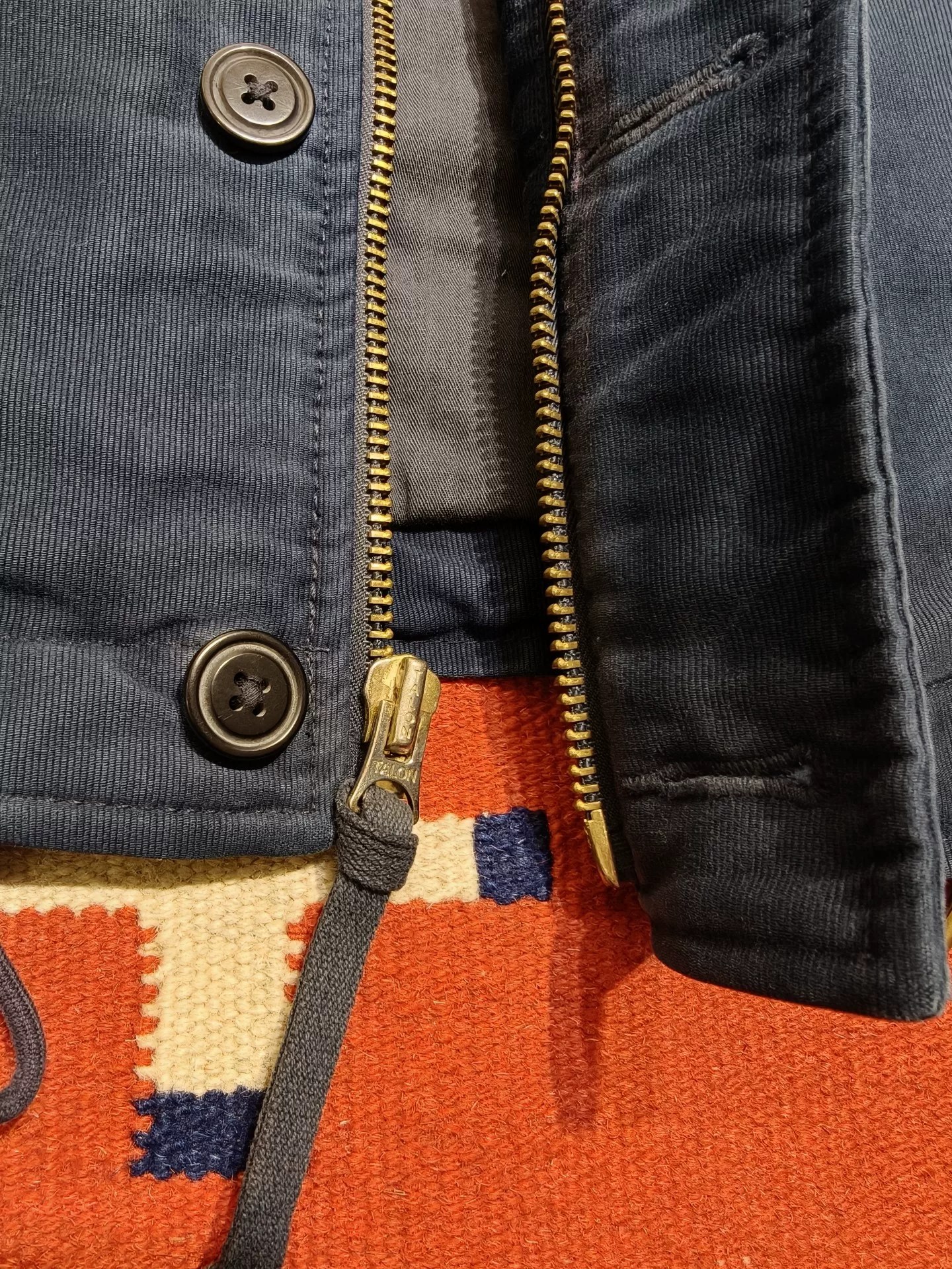RRL Vintage N1 Corduroy Jacket — label