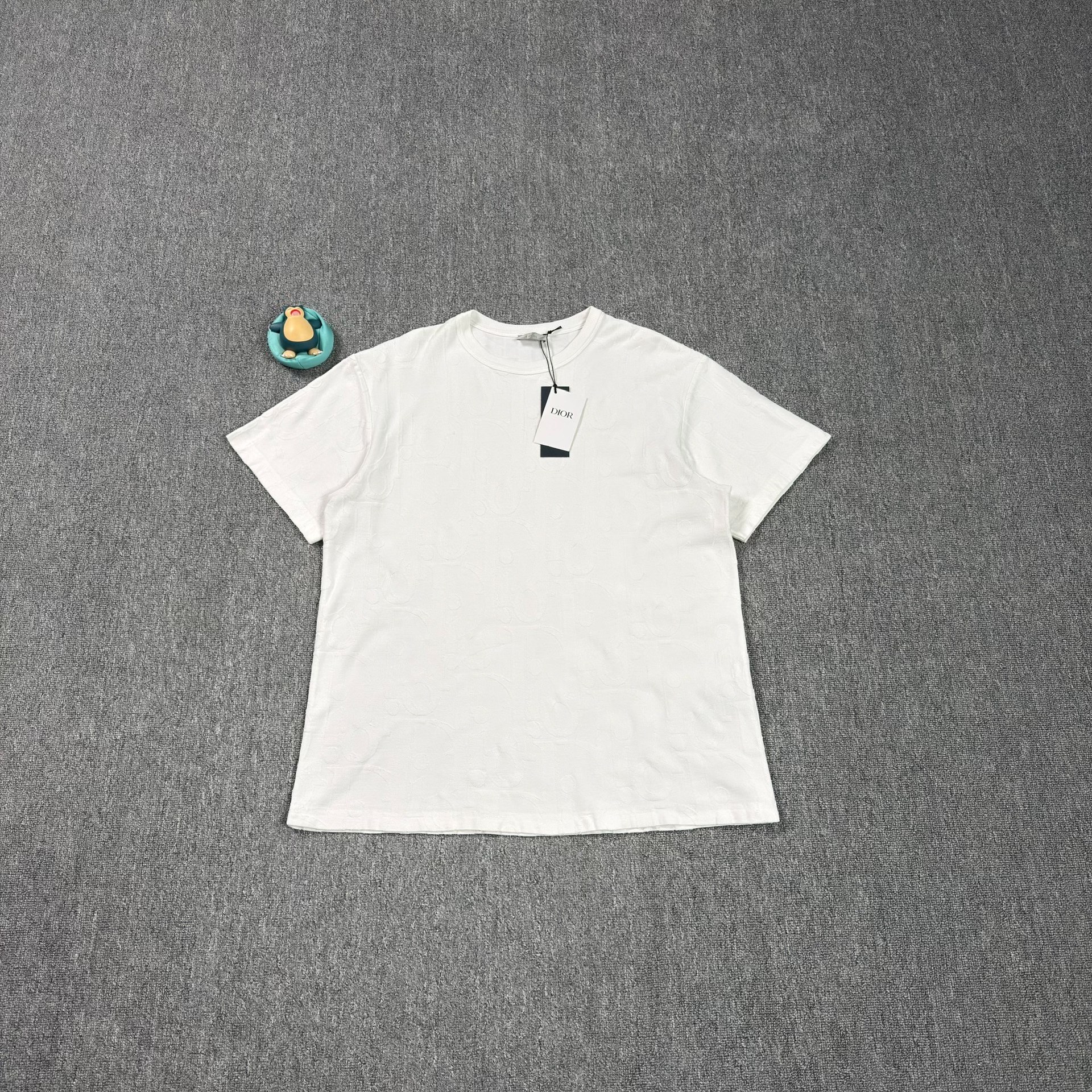 Dior 25 Oblique All-Over Print White Tee
