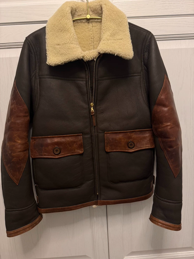 HDK (Haijue) 16FW Barton HORWEEN Shearling Jacket B-3 VSVM
