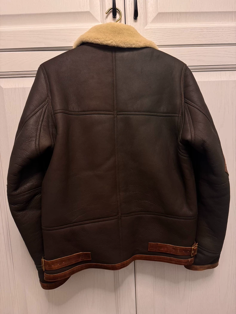 HDK (Haijue) 16FW Barton HORWEEN Shearling Jacket B-3 VSVM — front